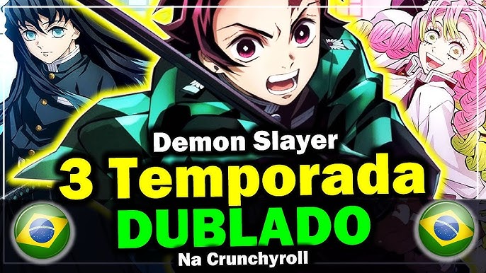 Filme de Demon Slayer e dublagem brasileira do anime chegam ao Crunchyroll  - NerdBunker