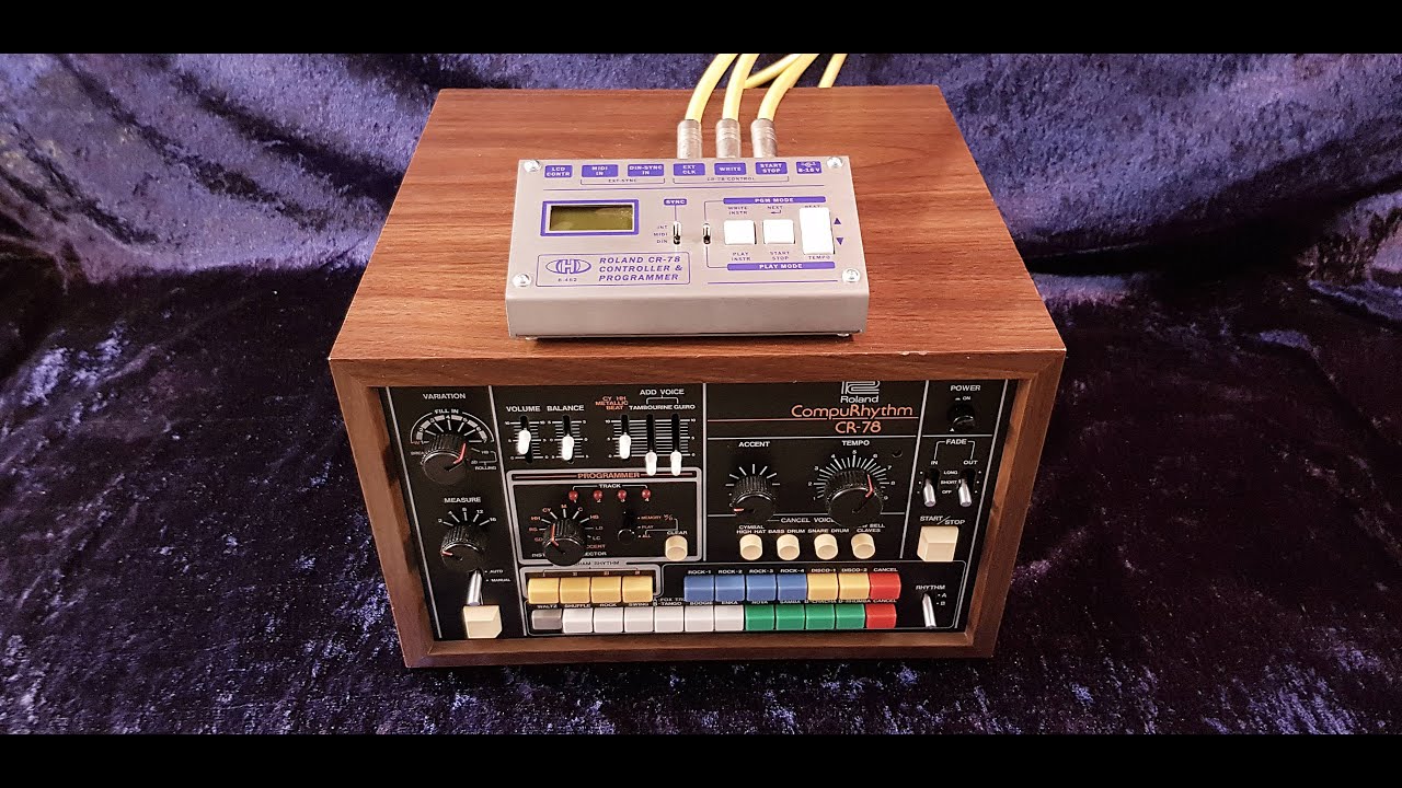 Done For Me  - Percussion Cover w/ Roland CR-78 & CHD CR-78-PGM Midi & Korg Triton