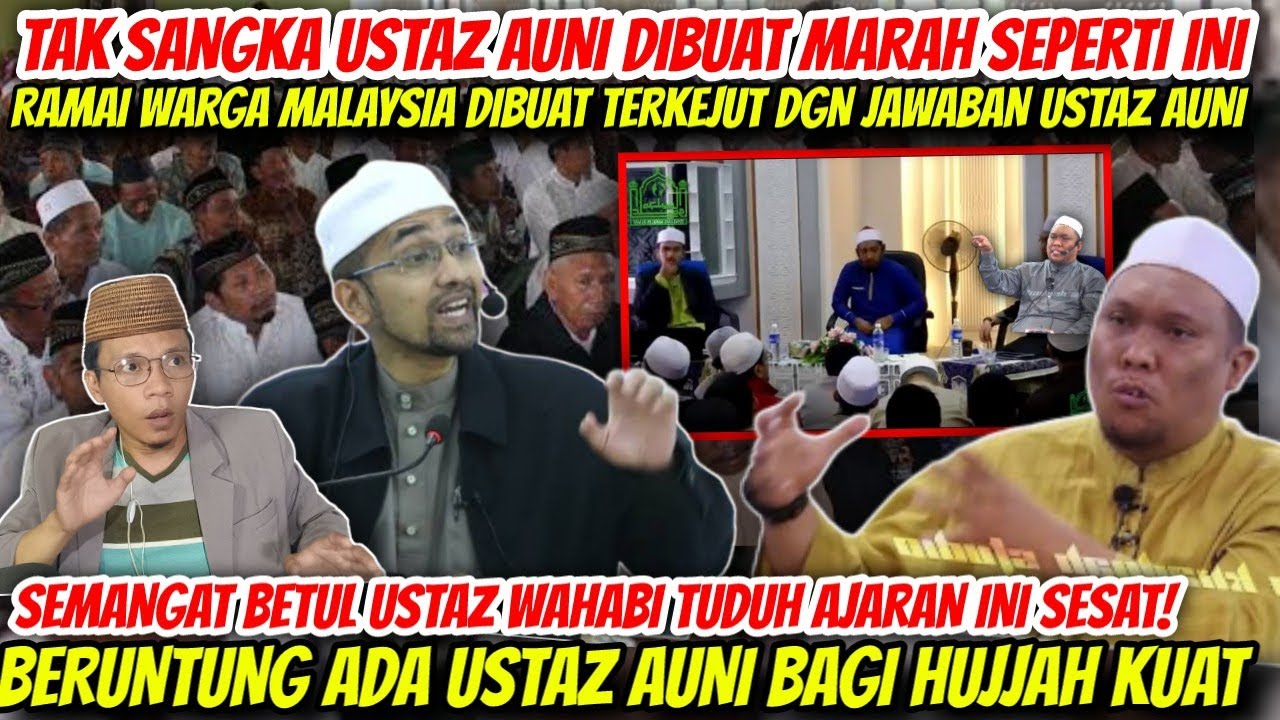 ADA APA INI⁉️KENAPA USTAZ AUNI DIBUAT MARAH DGN ISU NI! TERNYATA USTAZ WAHABI TUDUH AJARAN INI SESAT