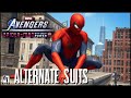 MARVEL&#39;S AVENGERS SPIDER-MAN DLC - ALTERNATE SUITS (Classic, Noir &amp; MORE)