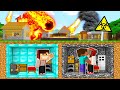 DESZCZ METEORYTÓW vs PODZIEMNA BAZA ZA 1$ i 10000$ W MINECRAFT?! GPLAY