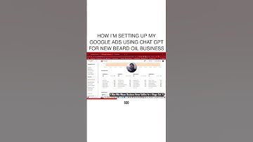How I’m setting up my Google ads using Chat GPT for New Beard Oil Business