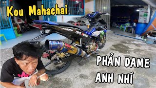 Thiện Red Phản Dame Anh Nhí bằng set pô Kou Mahachai siêu to khổng lồ