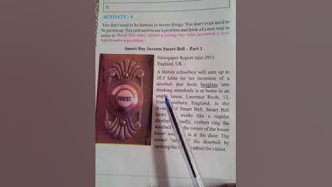 English, Std-6 Unit -5 Invention (Part-2)