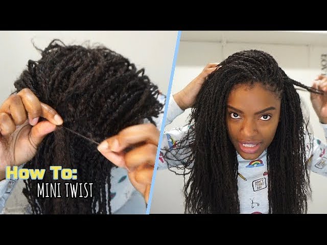How To:Mini Twist Part 2 With the Jamaican Twist Braid - YouTube