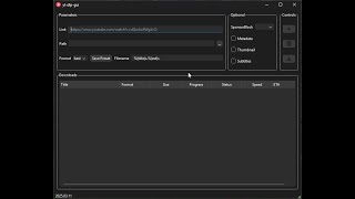 yt dlp gui para Windows y Linux