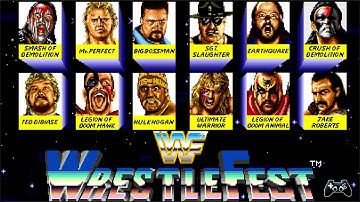 ( WWE ) WWF WrestleFest - Arcade Intro and Full Attract Mode