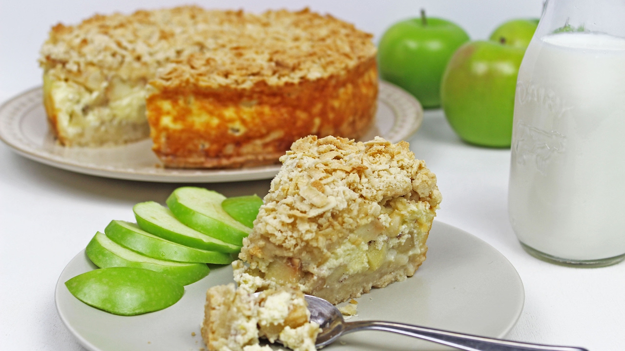 Cottage Cheese Apple Pie Cottage Cheese Charlotte Recipe Youtube