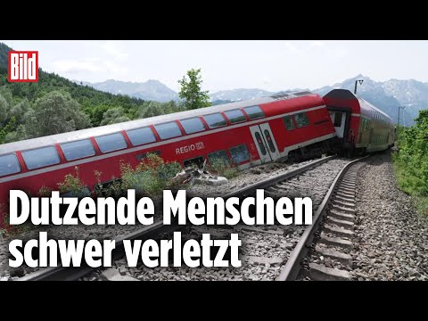 Bahn-Unglück: Drei Tote, viele Verletzte bei Zugentgleisung | Garmisch-Partenkirchen
