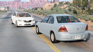 محاكي الحوادث | حوادث وجة لوجة ?? 29 BeamNG drive