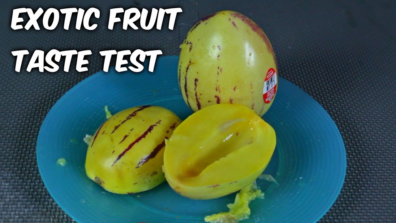 Pepino Melon Taste Test YouTube