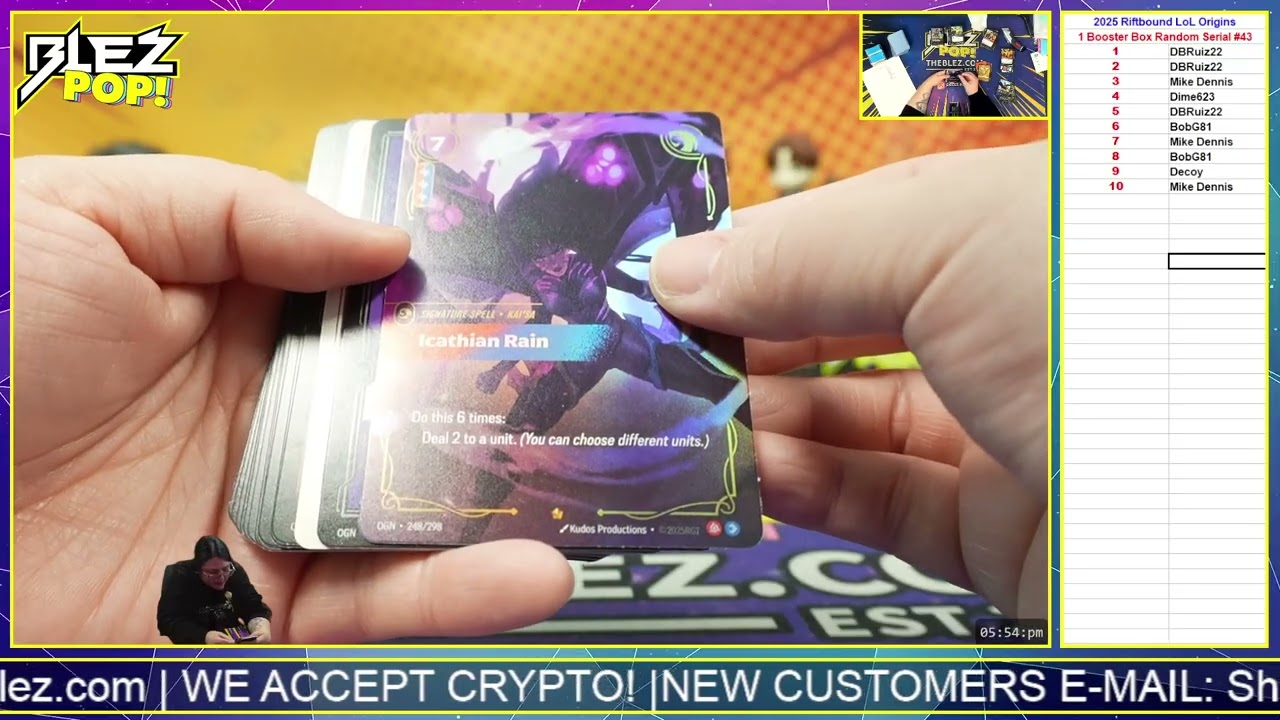 2025 League of Legends Riftbound Origins 1 Box Break Random Serial #43