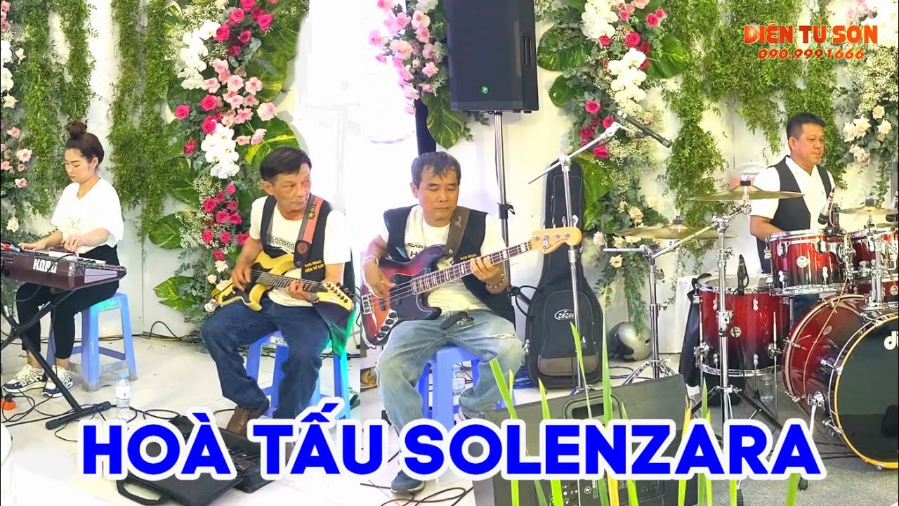 Hoà Tấu LK Điệu : Rumba Nhạc Pháp Band Chơi Cực Hay Làm Quan Khách Phải Hướng Về Sân Khấu Lắng Nghe