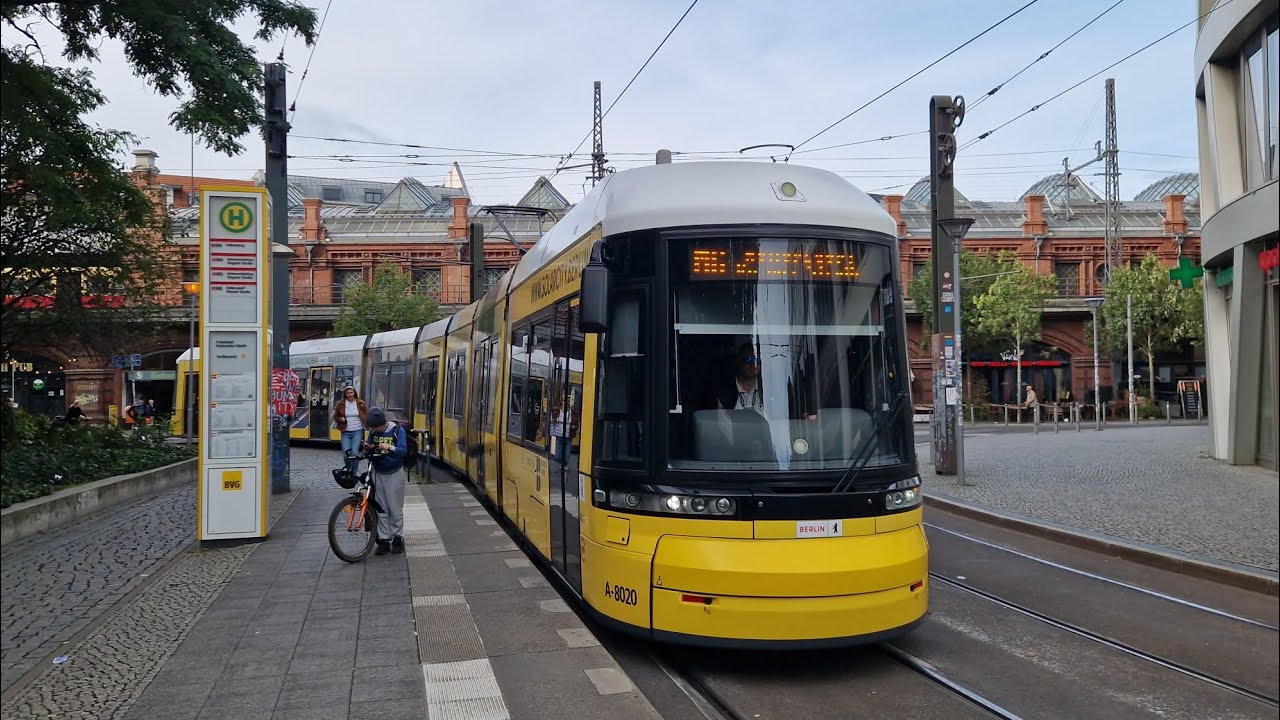 Tram Berlin | Mitfahrt in der M6 von S Hackerscher Markt bis Ahrensfelde/Stadtgrenze im F8E 8020