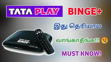 Tata Play Binge+ One Thing You Should Know Before BUY IT!! 😐 MAJOR PROBLEM..! 😢