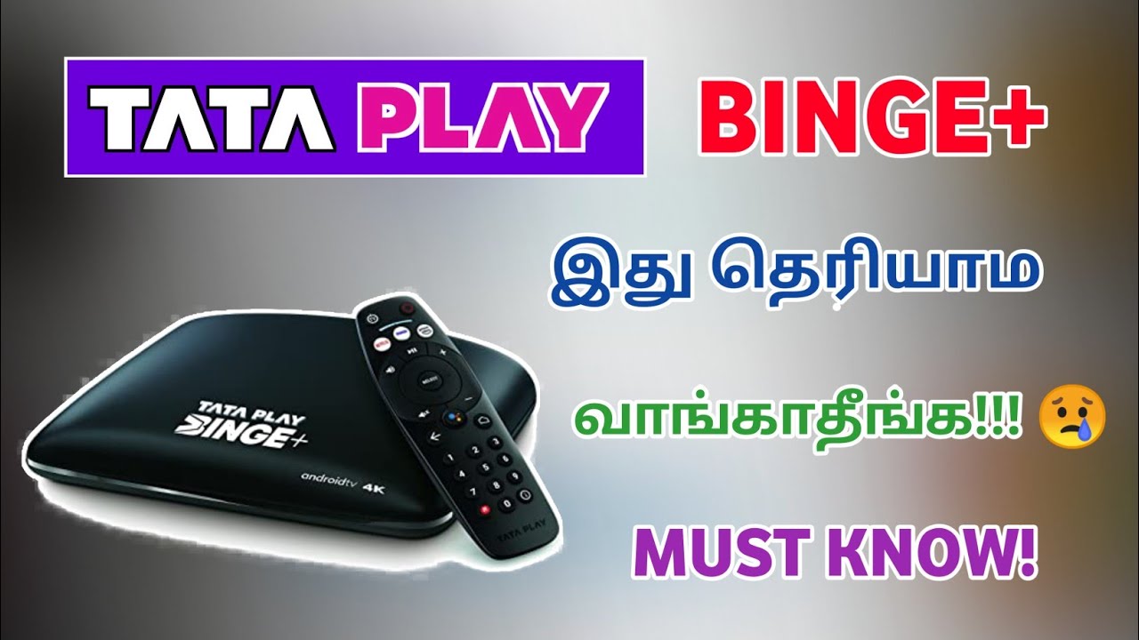 Tata Play Binge+ One Thing You Should Know Before BUY IT!! 😐 MAJOR PROBLEM..! 😢