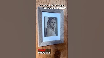 ESP32 Digital Photo Frame with 7-Color E-INK(E-Paper)