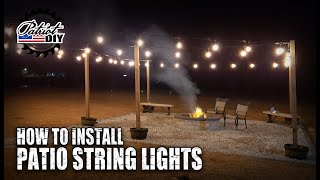 How To Install Patio String Lights The Right Way!