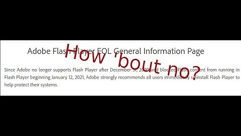 [OUTDATED] How to Run Flash Games in 2022! (Linux, Windows)