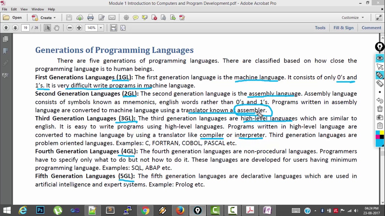 16. Generations of Programming Languages - YouTube