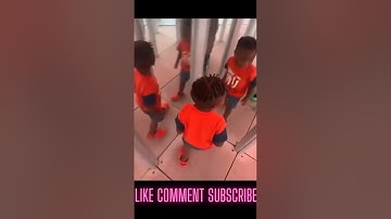 funniest mirror maze 😂 #short #hilarious #funny