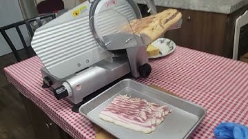 10 Inch Amazon Meat Slicer For Bacon Slicing