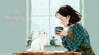 Soft Morning Jazz ☕ Cozy Reading Cafe Ambience for Relax, Study & Peaceful Moments | Warm & Retro screenshot 4