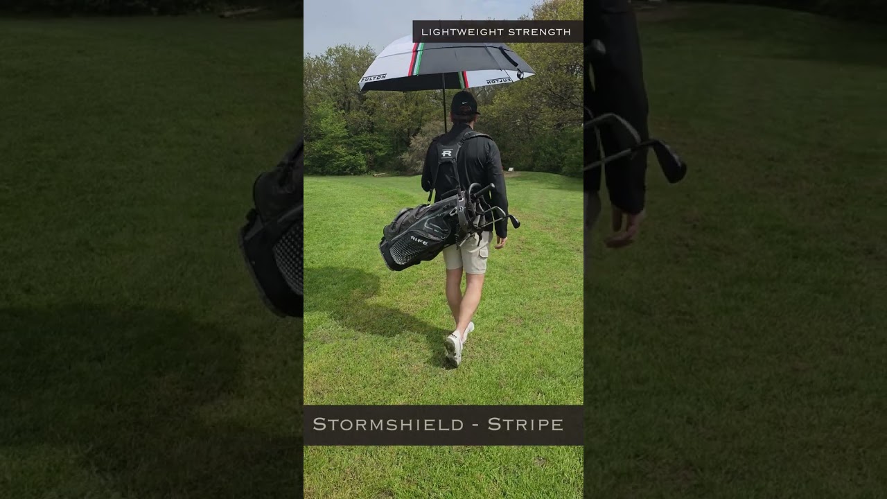 Парасолька-гольфер сімейний Fulton S919 Stormshield-2 Stormshield Stripe