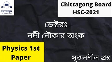 HSC 2021 Chittagong Board || Physics 1st Paper || Vector || CQ Solution || Aloron Bangladesh