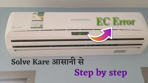 Zamil split Ac EC Error problem कैसे solve करे|#error #shortvideo #tools #acrepair #splitac #comedy 