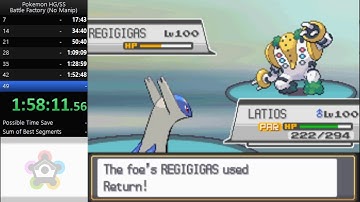 Battle Factory HG/SS Gold Print Speedrun in 2:11:46 (Level 100, No Manip)