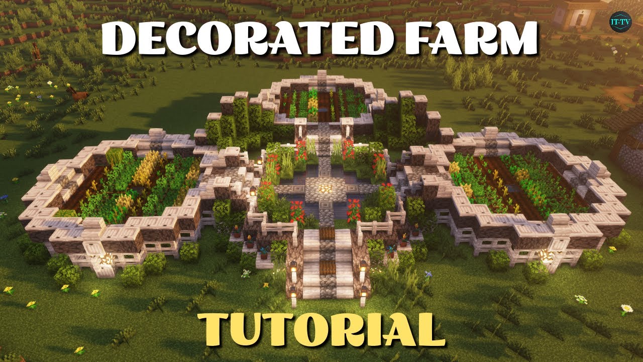 How to Build a Beautiful Survival Farm in Minecraft – Full Tutorial