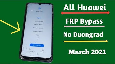 All Huawei 2021 February Google Account Bypass / Reset Frp Lock / NO PC NO APK March 2021