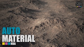 Auto Build Material X Shaders with Preview Icons | Auto Material HDA | Houdini