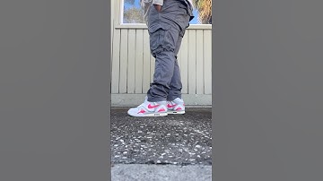 Air Tech Challenge 2 Racer Pink On Feet #airtechchallenge2 #andreagassi #nike #tennis #nikeshoes