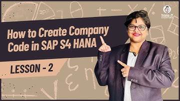 Lecture 2: How to create Company Code in SAP S4 HANA | Company Code Credential | SAP FICO Tutorials