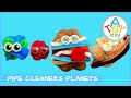 Diy pipe cleaners planets  solar system model craft  8 planets project for kids  planets craft