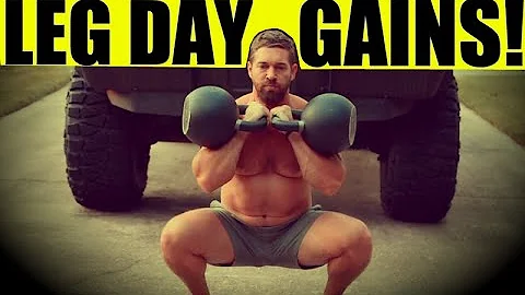 HEAVY Kettlebell Leg Routine [Build Strength, Mass, & Muscularity] | Chandler Marchman