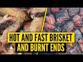 HOT AND FAST Brisket and Burnt Ends on the Kamado Joe | Best Burnt Ends | 4 Hour Brisket