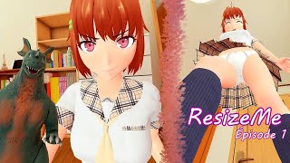 ResizeMe - Ep 1 ( Ecchi VR ) je vous présente ma petite amie, la fille la plus gentille du monde ️