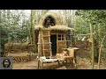 SURVIVAL BUSHWAK HUT Small branches of straw Easily build a shelter With natural materials