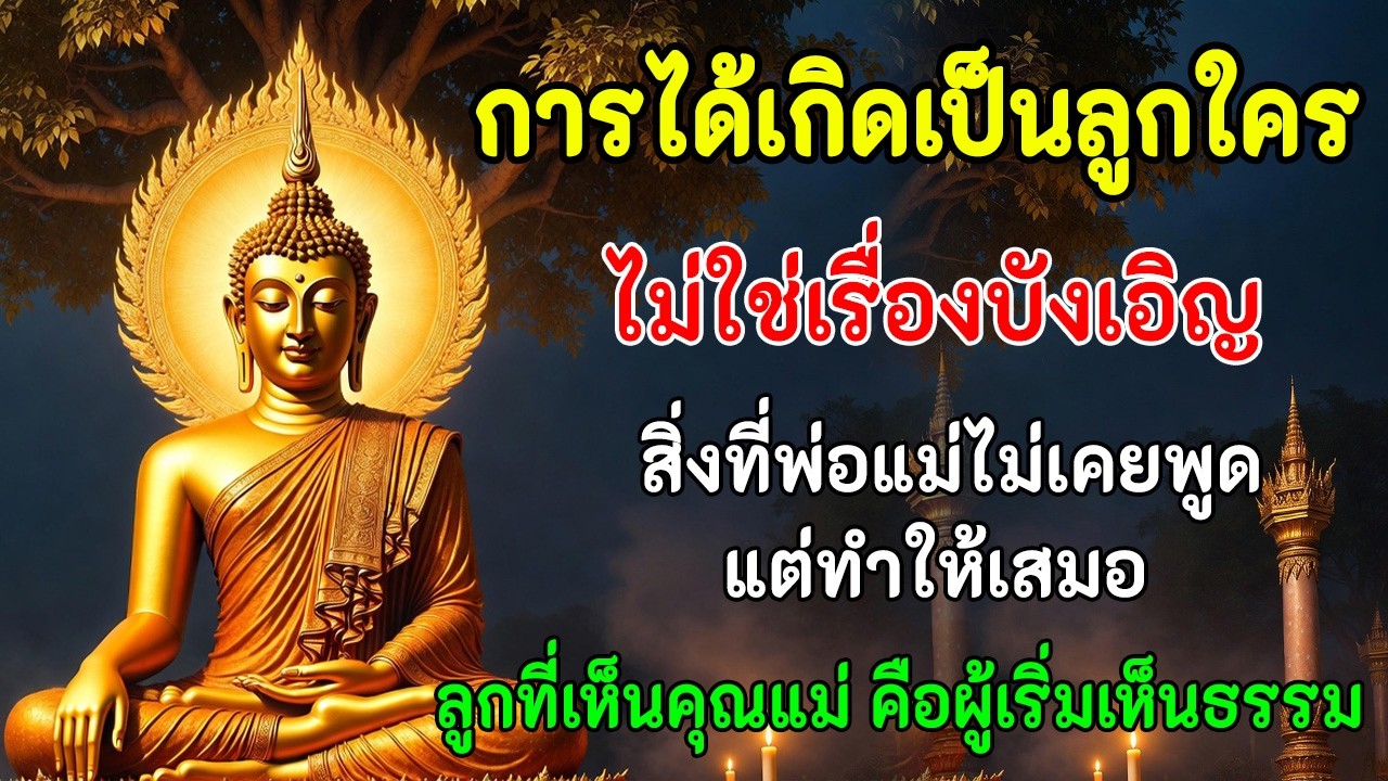 หมวดที่ ๑: EP03 การได้เกิดเป็นลูกใครไม่ใช่เรื่องบังเอิญสิ่งที่แม่ไม่เคยพูดออกมาคือความห่วงใยซ่อนอยู่