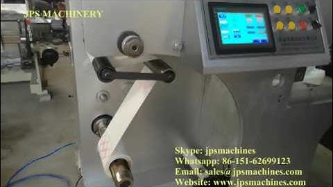 JPS-320ZD Self-adhesive label sticker folding machine