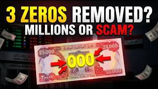 IRAQI DINAR BIG NEWS 3 Zeros Removed Overnight Millions or Massive Scam