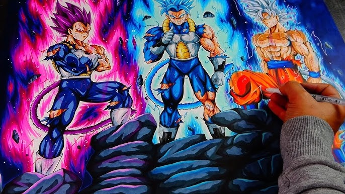 Goku SSJ Blue Original Vvoat - Illustrations ART street