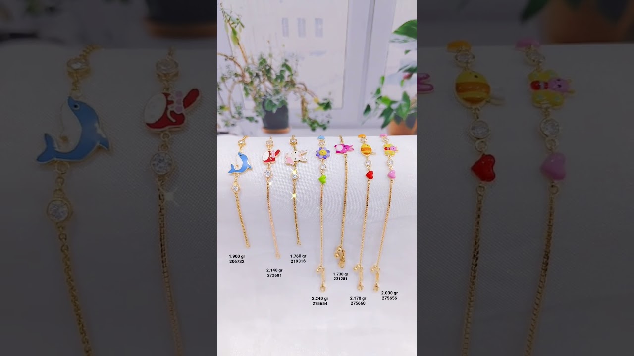 rekomendasi gelang rantai anak dengan model yang lucu & gemes 🥰