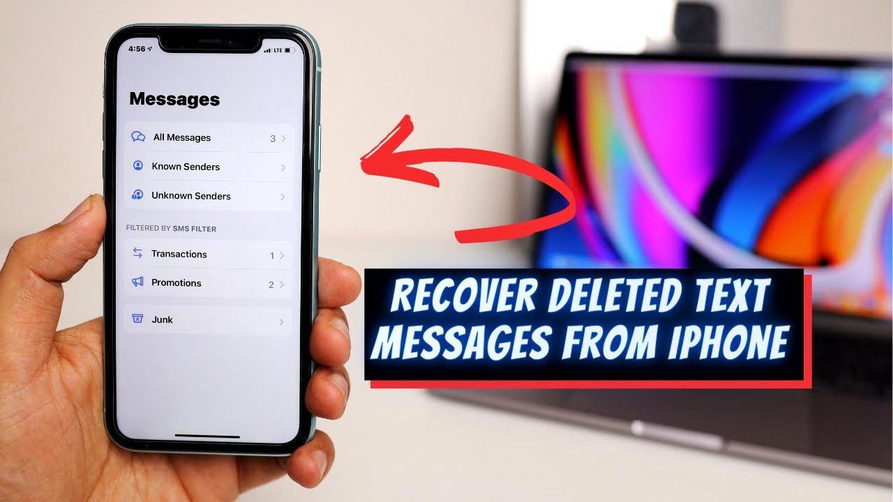 How to recover deleted text messages iPhone - YouTube