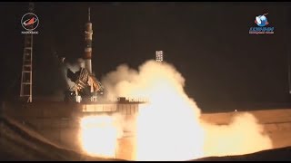 Soyuz MS-08 Launch (Operational Communications Only)