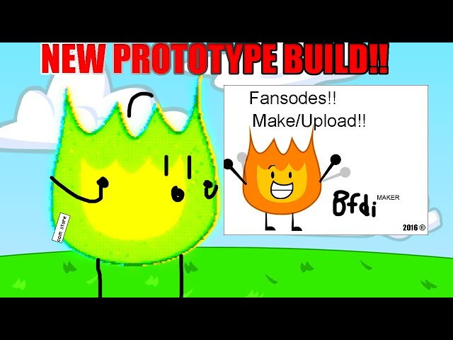 New LOST Build Of BFDI MAKER!!! 