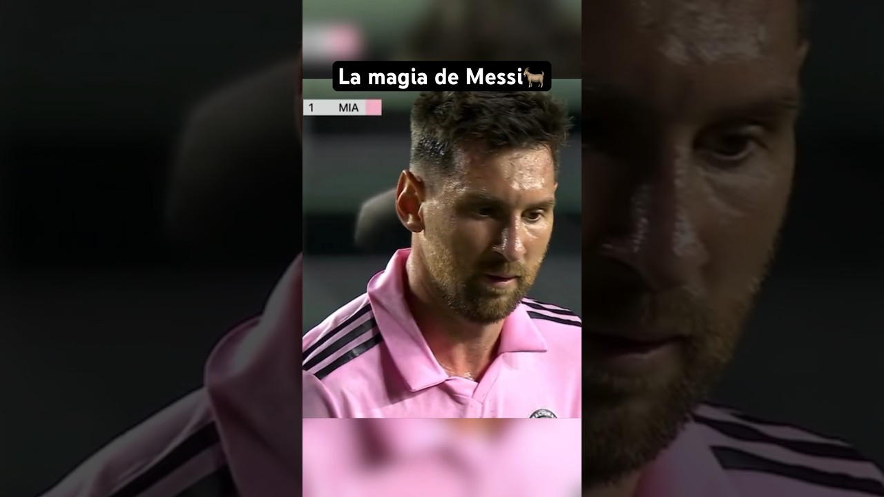 El gol de Messi en su debut con la Inter Miami #messi #intermiami